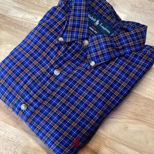 Ralph Lauren Button‎ Down Classic Fit  Men's Plaid Long Sleeve - XXL